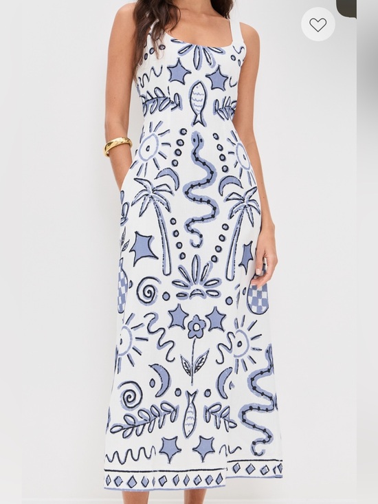 Cleobella Dresses & Skirts - Cleobella Shelly Ankle Dress in the blue-and-white Verona print Small NWOT